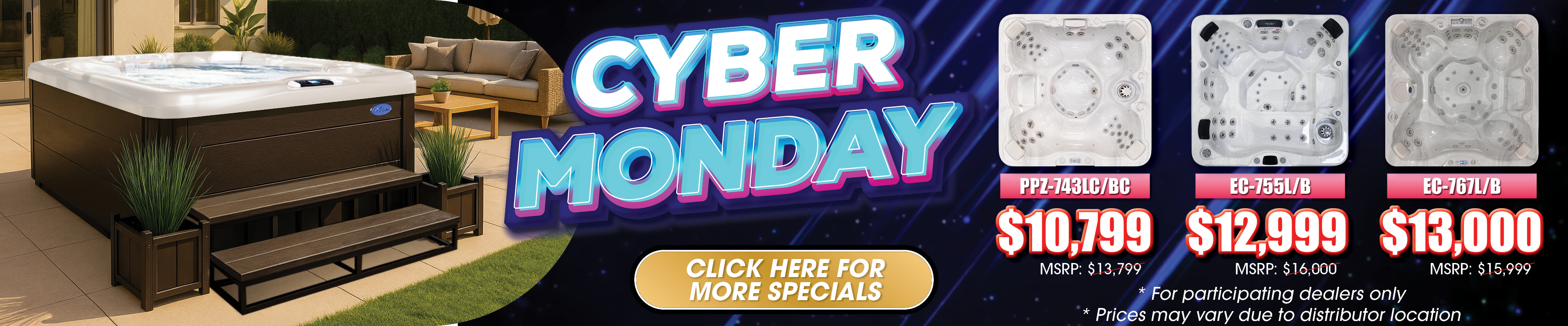 Calspas hot tub being used in a family setting - Danbury